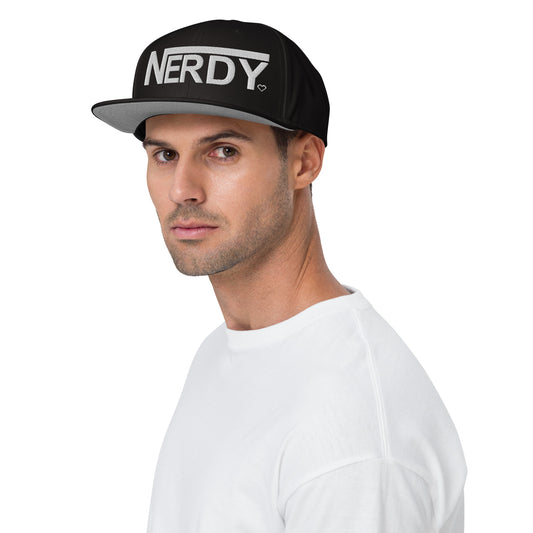 Nerdy Skater Hat (White Lettering)